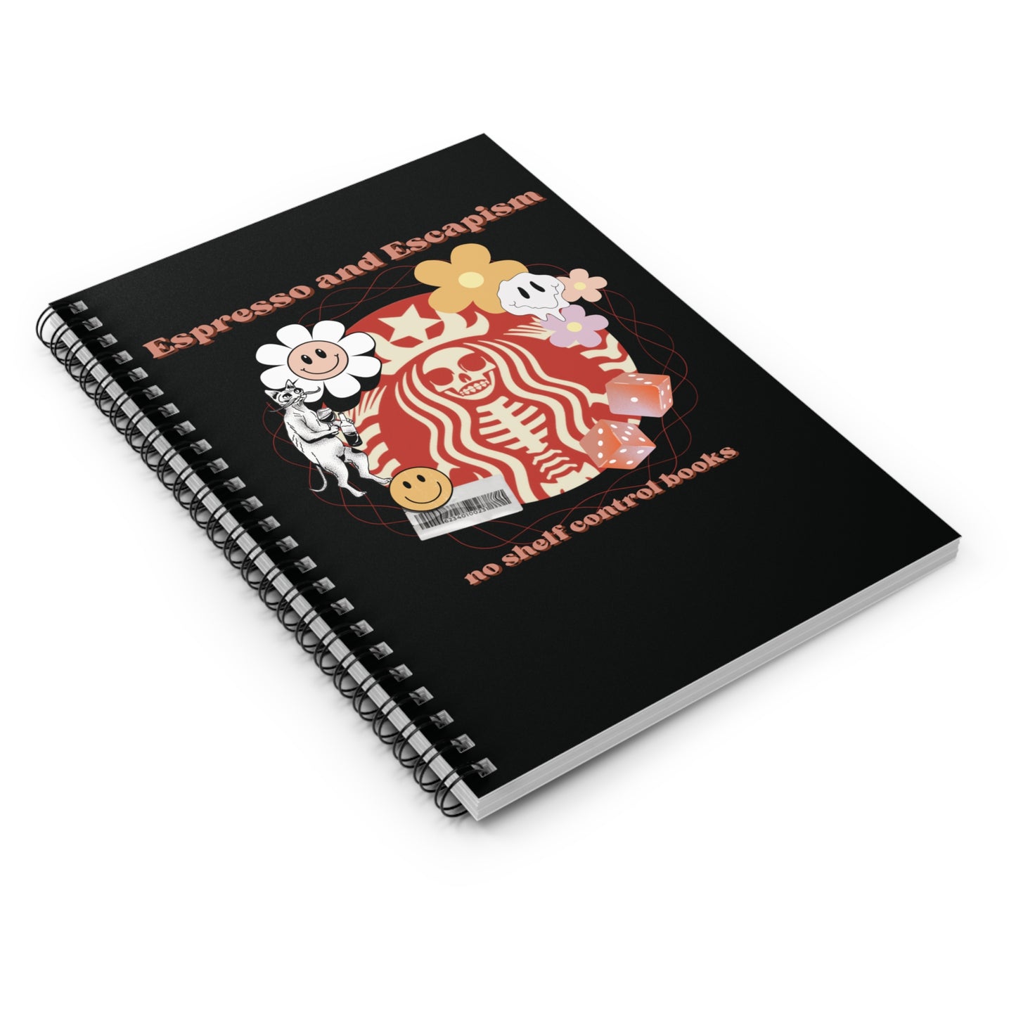 Espresso and Escapism Spiral Notebook