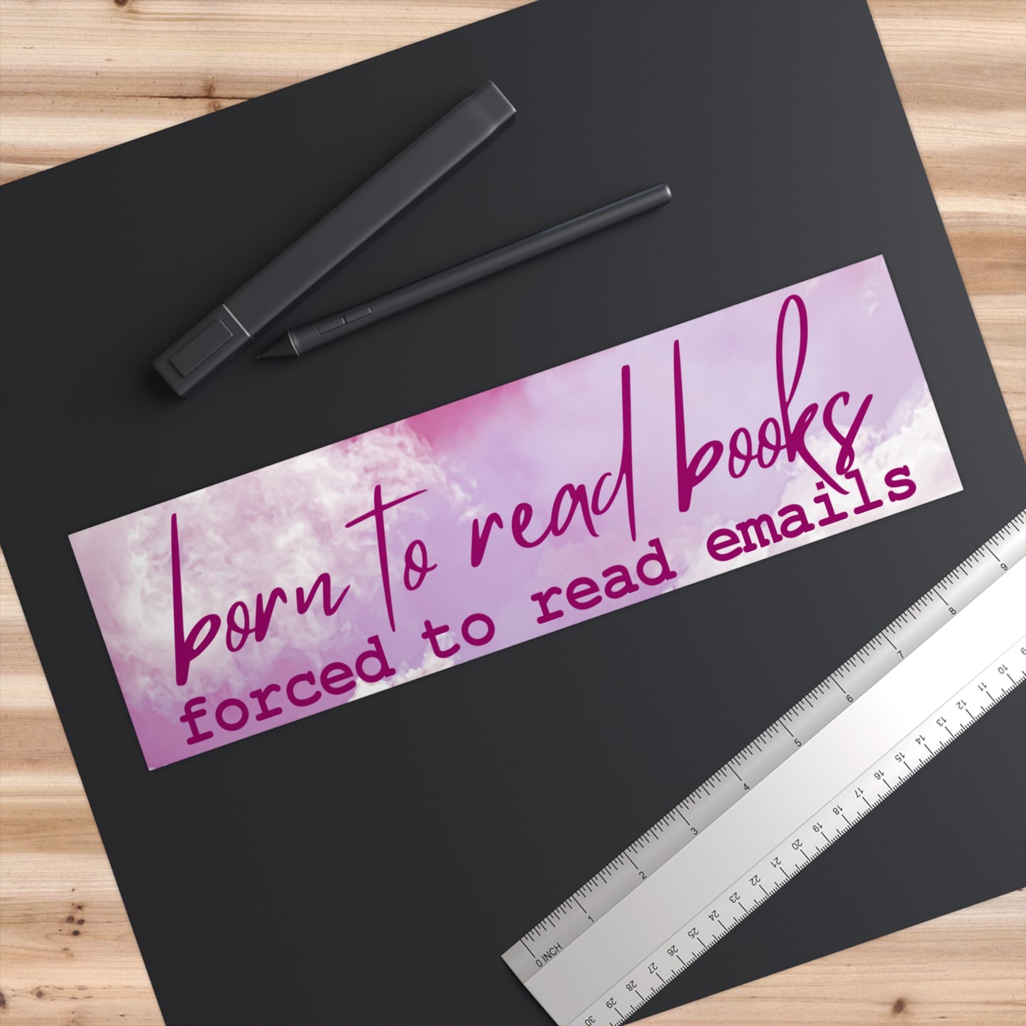 Born to Read Books Bumper Sticker